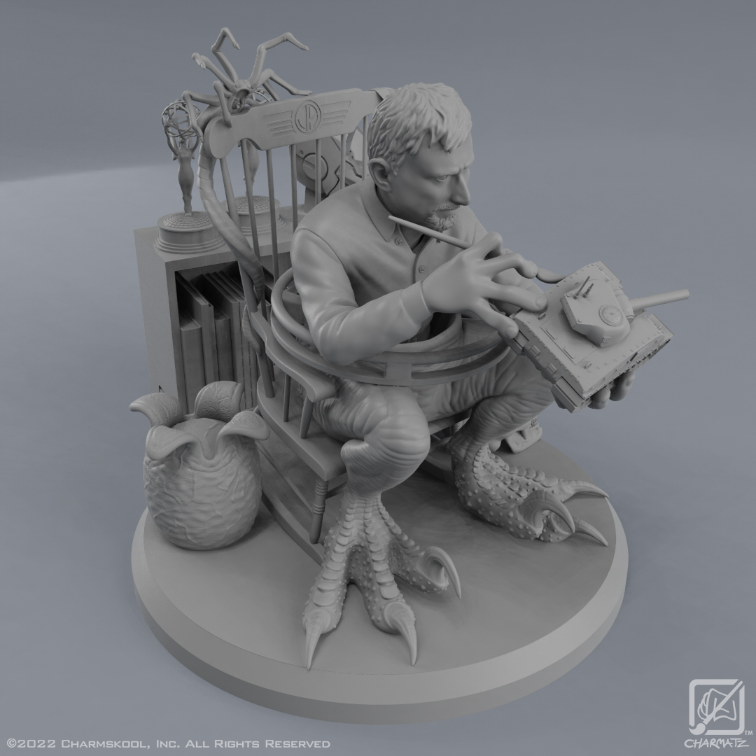 Grayscale 3D Sculpt
