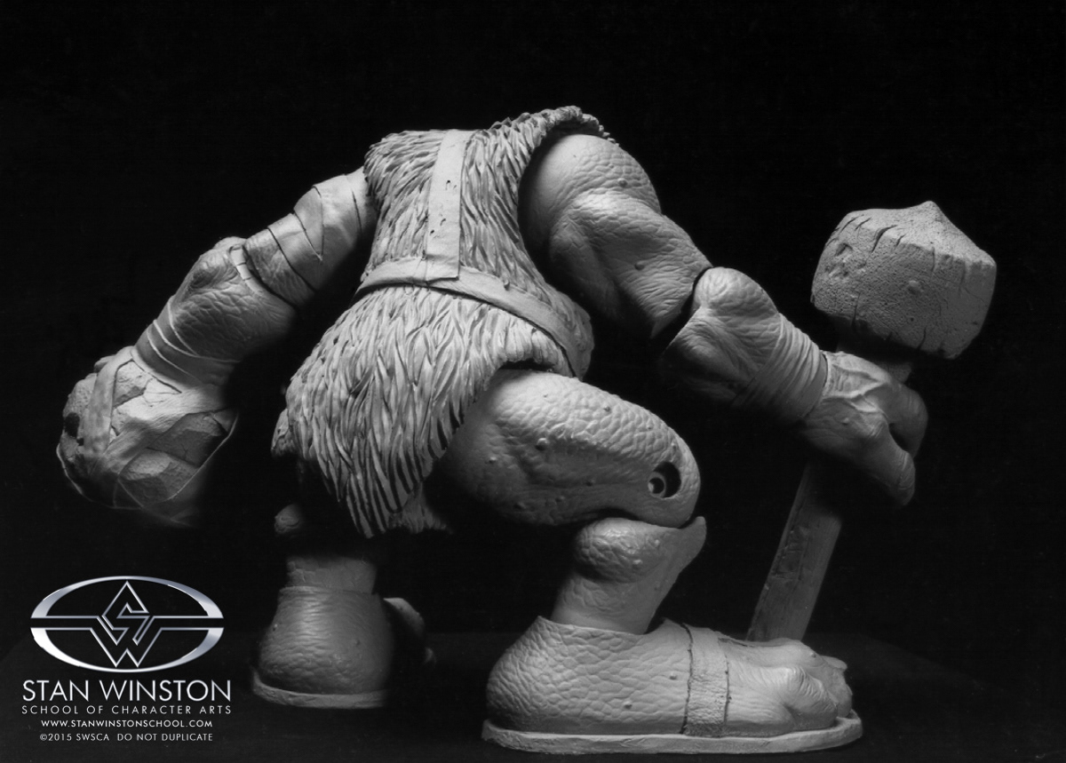 The final sculpt of Slamfist.