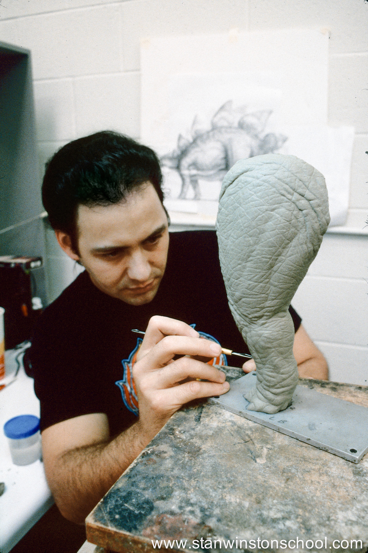 Taking keys from Mark Maitre's details on the steg's body, I detailed the legs to match.