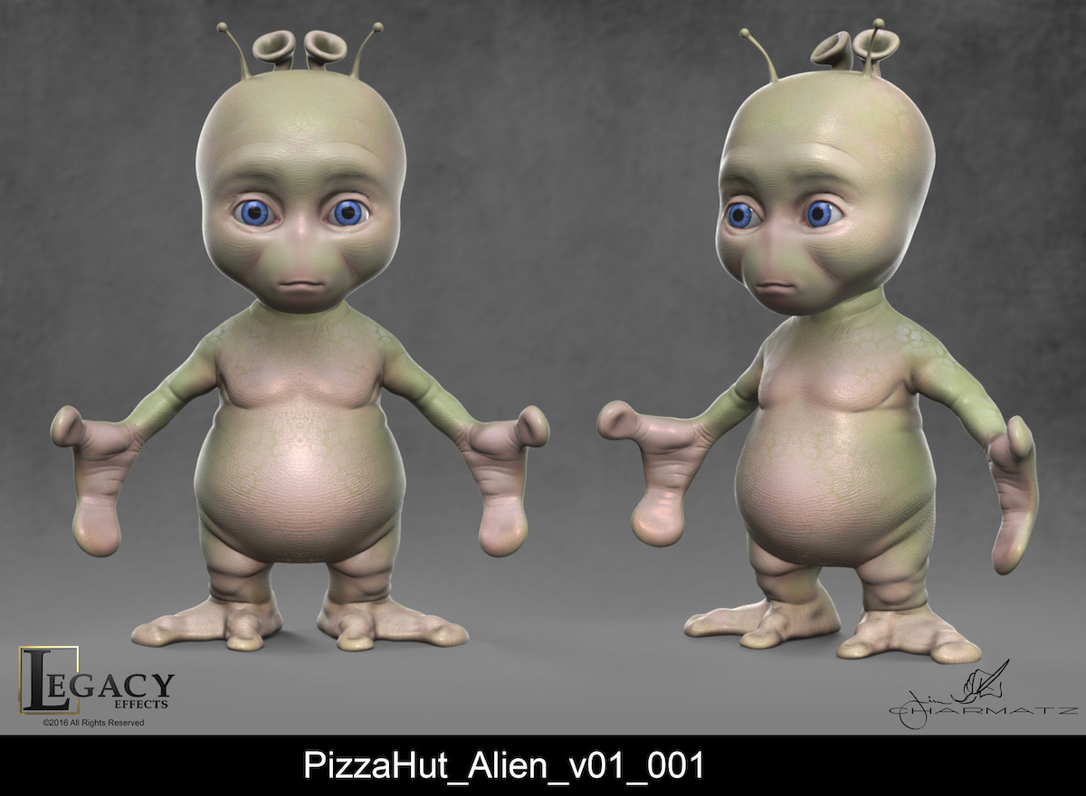 Designed and sculpted in ZBrush then Rendered in Keyshot. This has an earlier color concept.