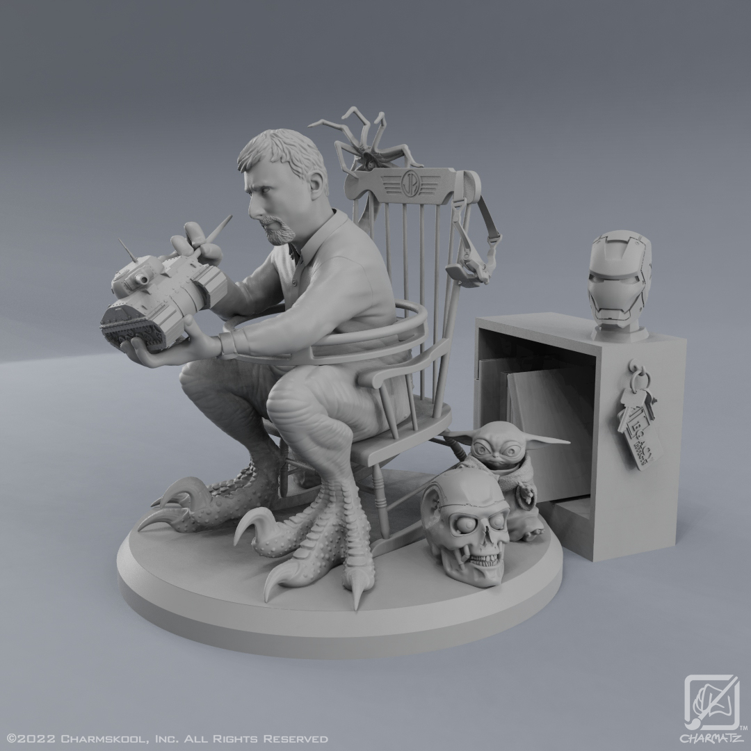 Grayscale 3D Sculpt