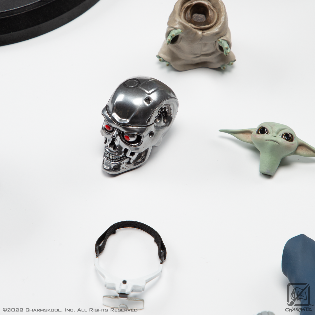 The "model-kit" parts painted