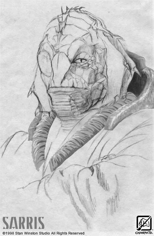 Sarris Concept with elements from a sketch by Bernie Wrightson