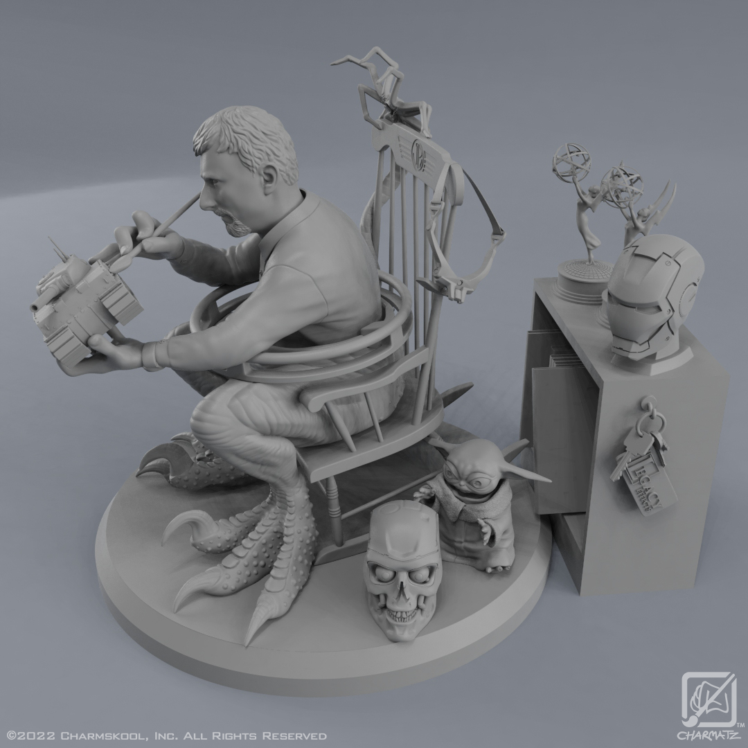 Grayscale 3D Sculpt
