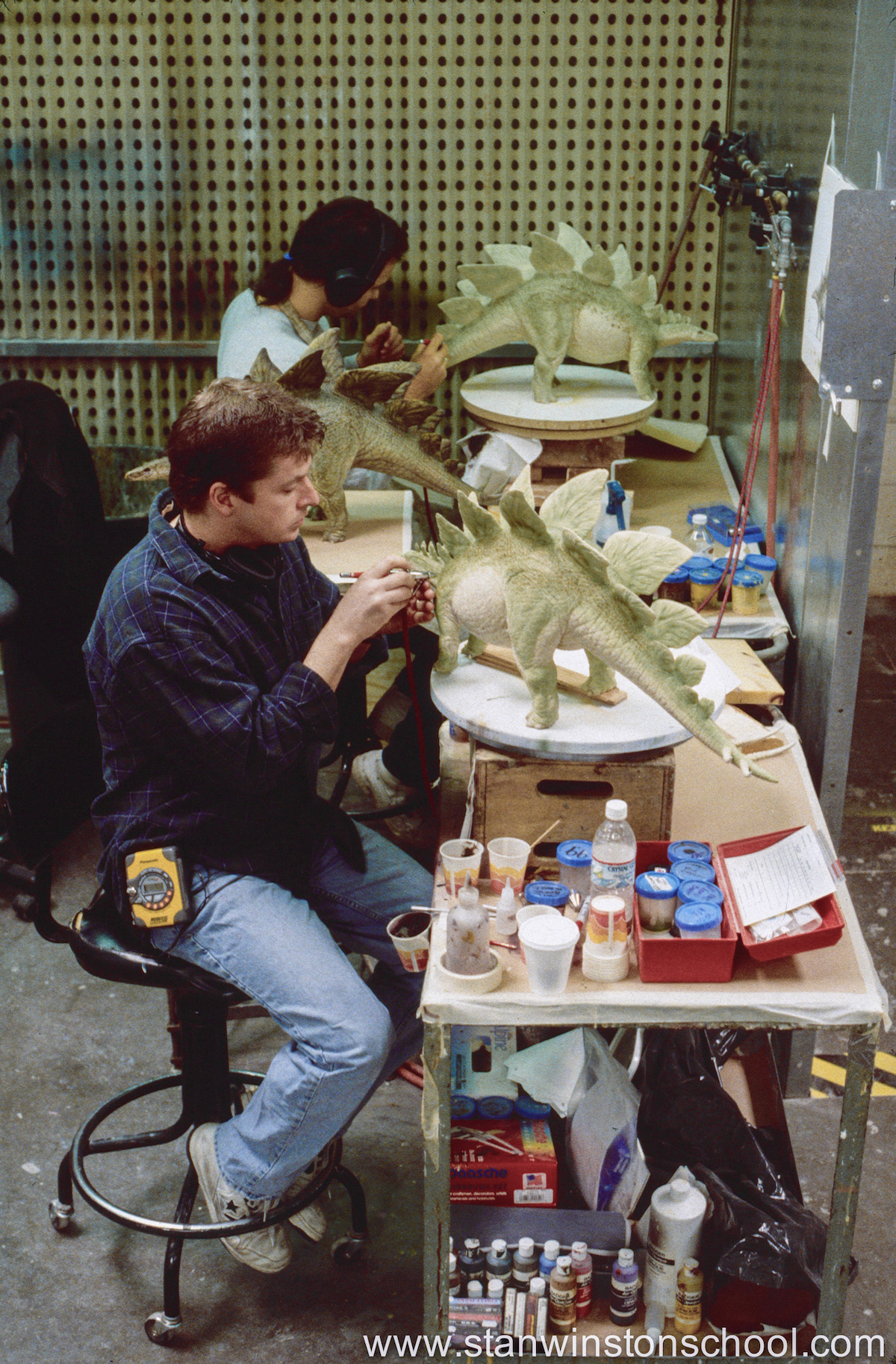 Many light layers of paint were required to get the natural look of it's skin.