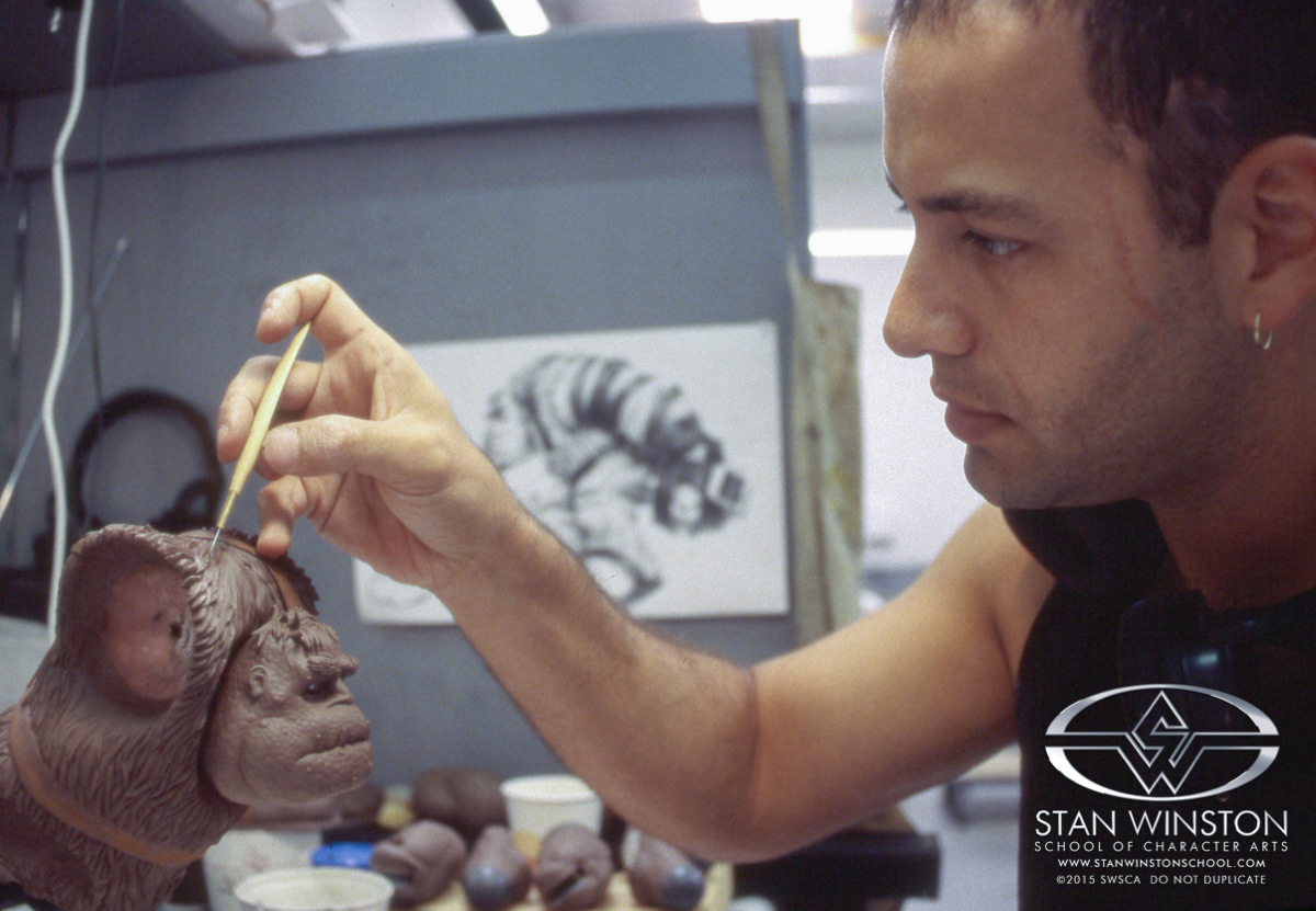 Detailing the "fur" body.