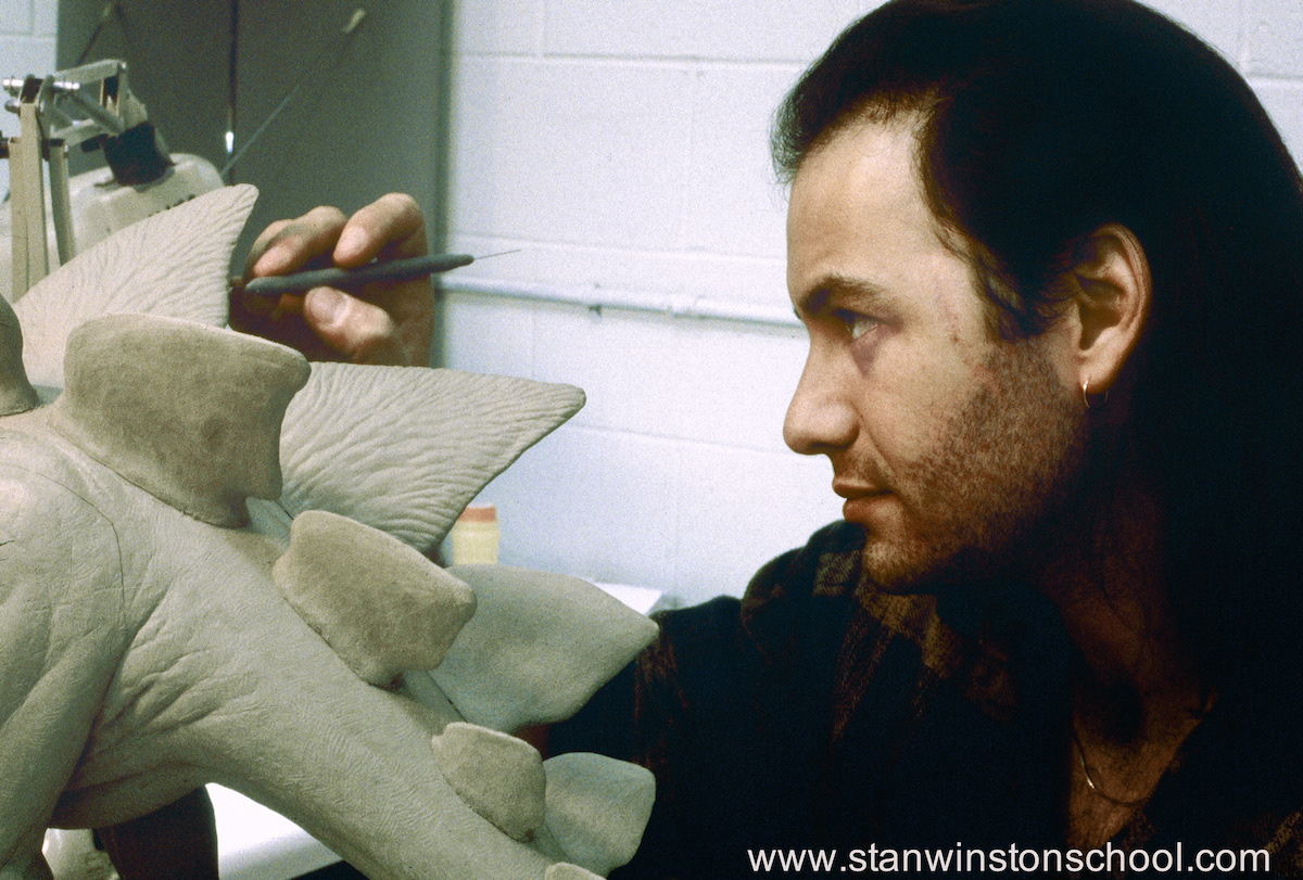 At times the plates had to be placed on the back of "stego" to blend the edges to the body.