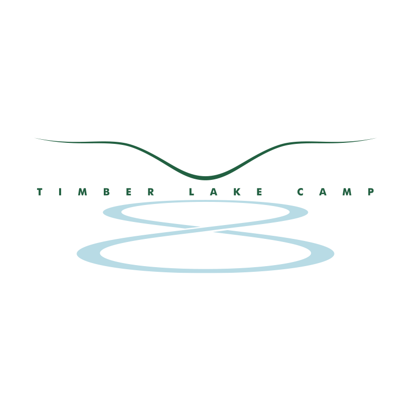 Concept for a Timber Lake Camp logo utilizing the beautiful view of nature on site... the dual peaks of Saddle Mountain and the 2 lakes forming a figure 8 or infinity symbol.