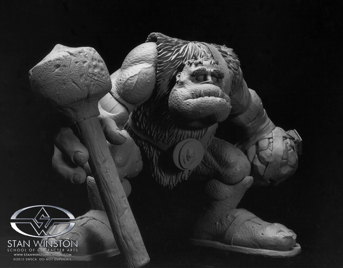 The final sculpt of Slamfist.