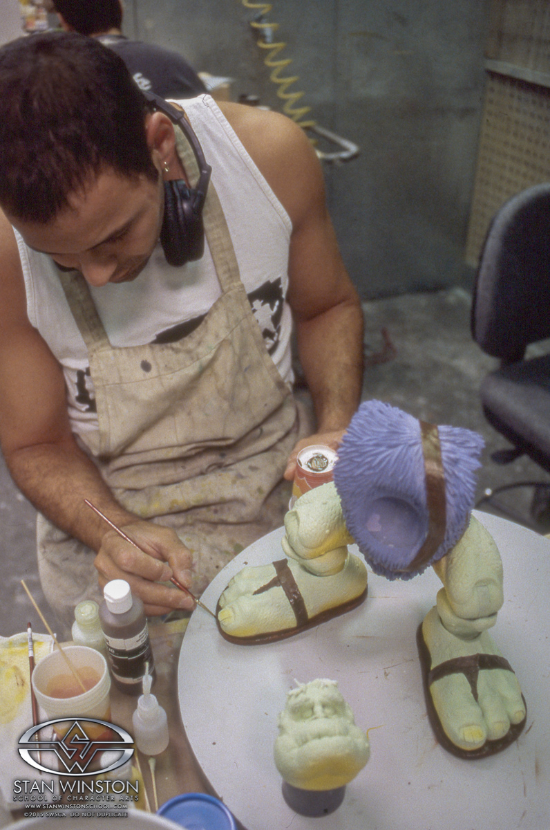 Slamfist's paint scheme was a complex process using a combination of many painting techniques, including airbrush, wet paint and dry brush.