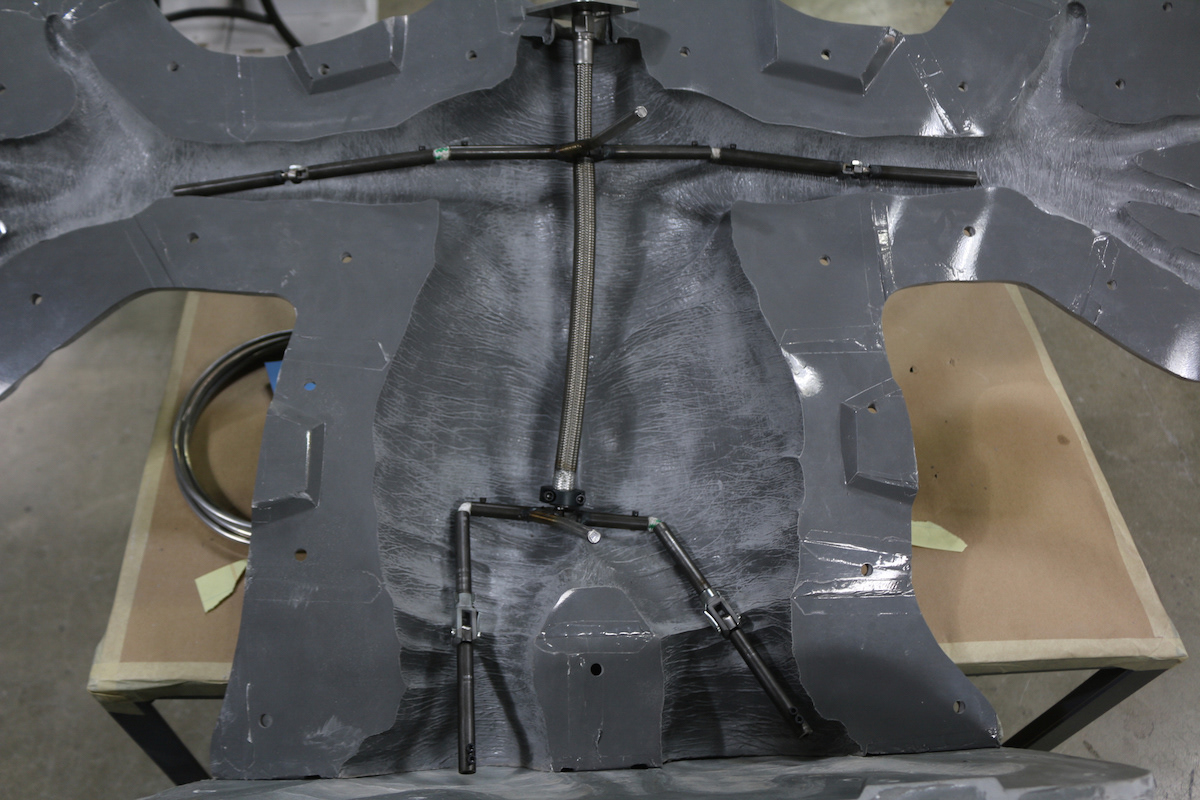 We use the mold to align joints of an armature and other interior parts of a puppet to properly fit inside the outer skin.