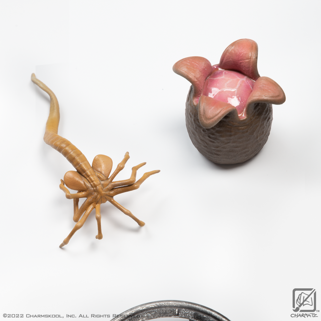 The "model-kit" parts painted