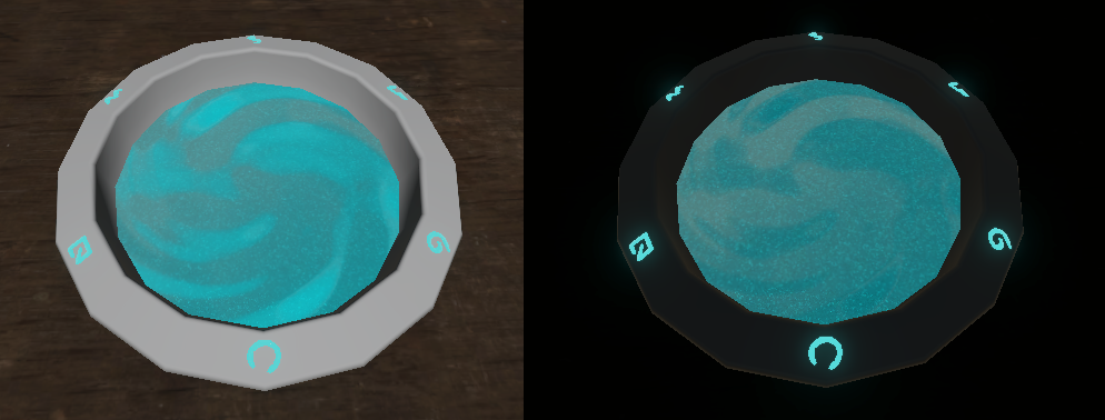Paint bowl material test
