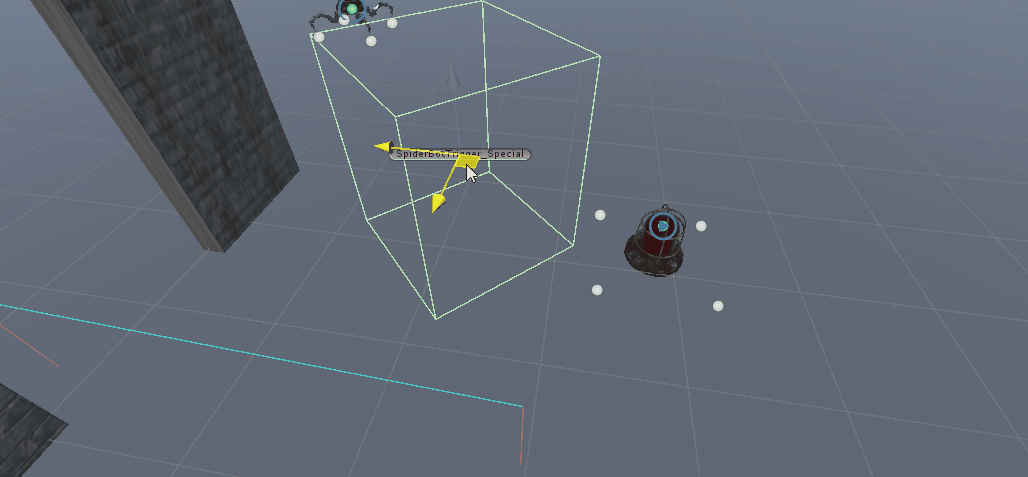 Spider bot 'collapse' and 'expand' test.