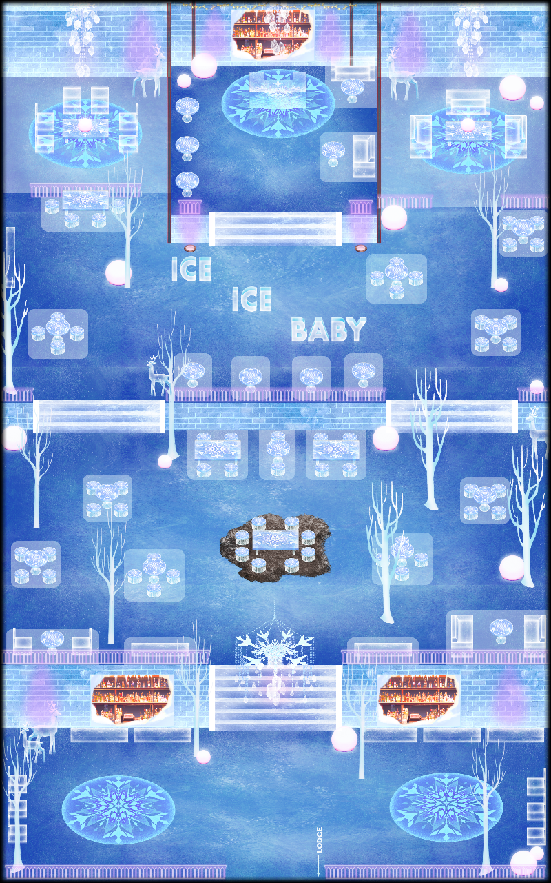 Winter holiday Ice Bar