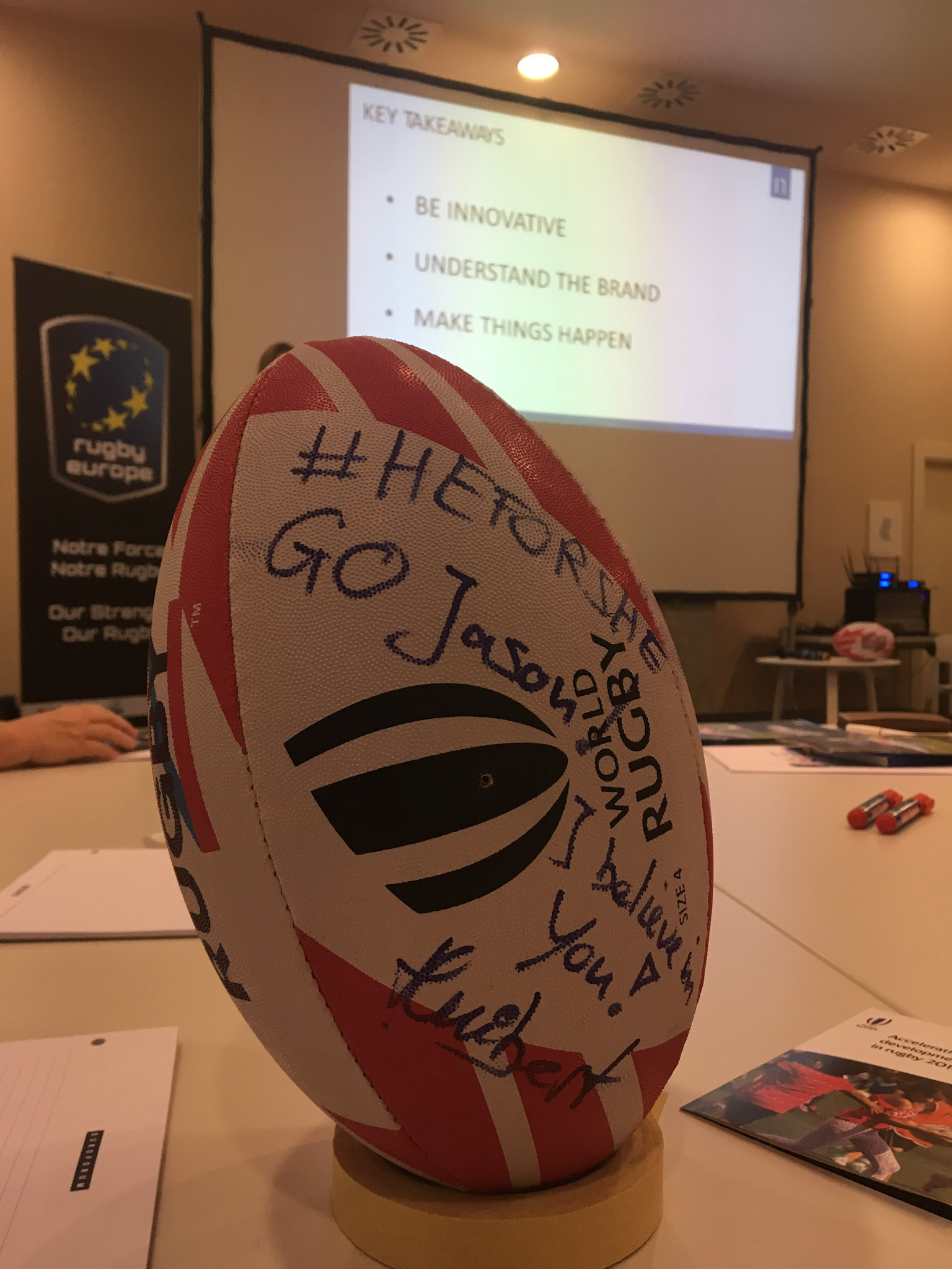 Committment ball for Gender Equality