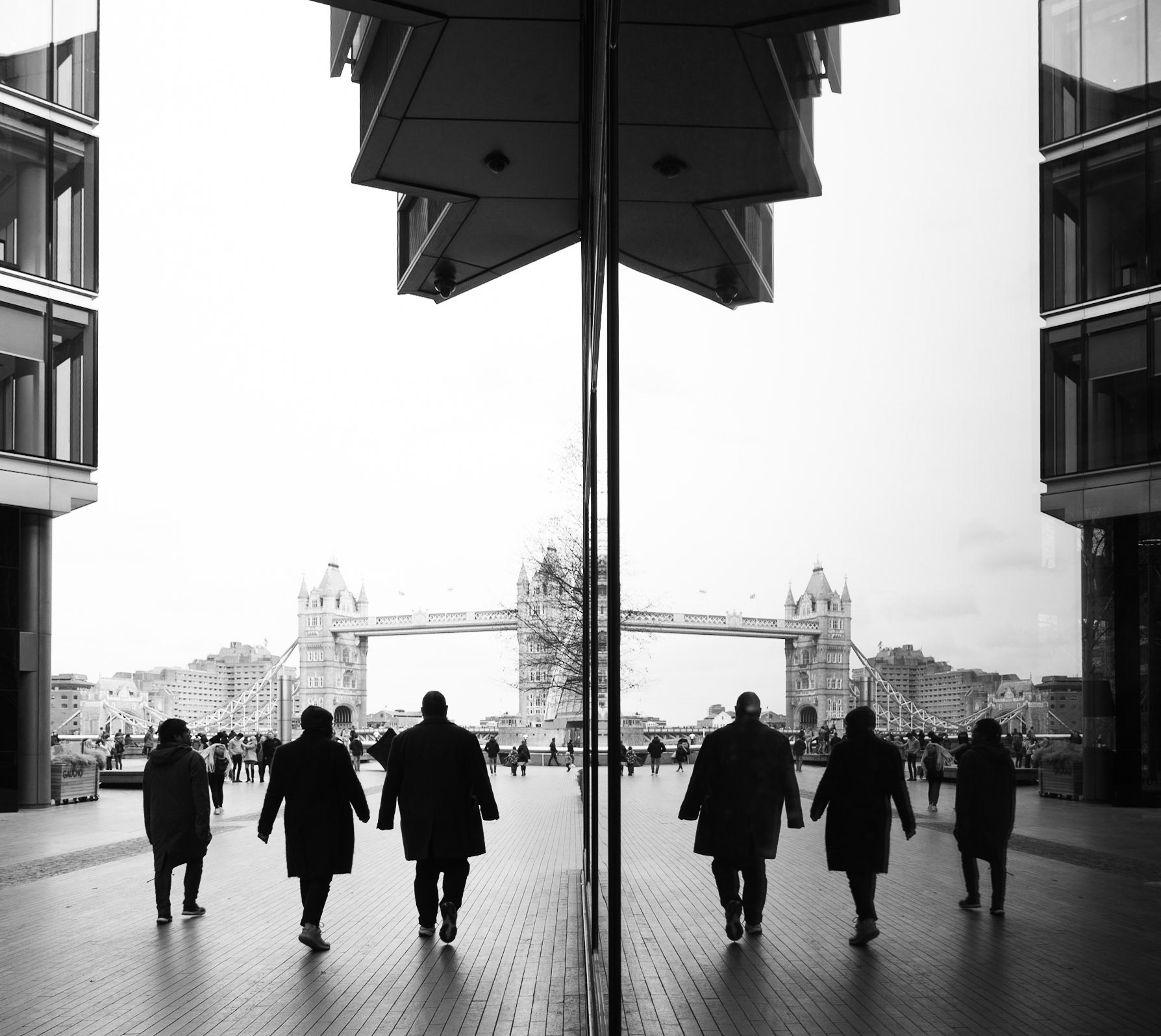 Reflections overlooking Tower Bridge