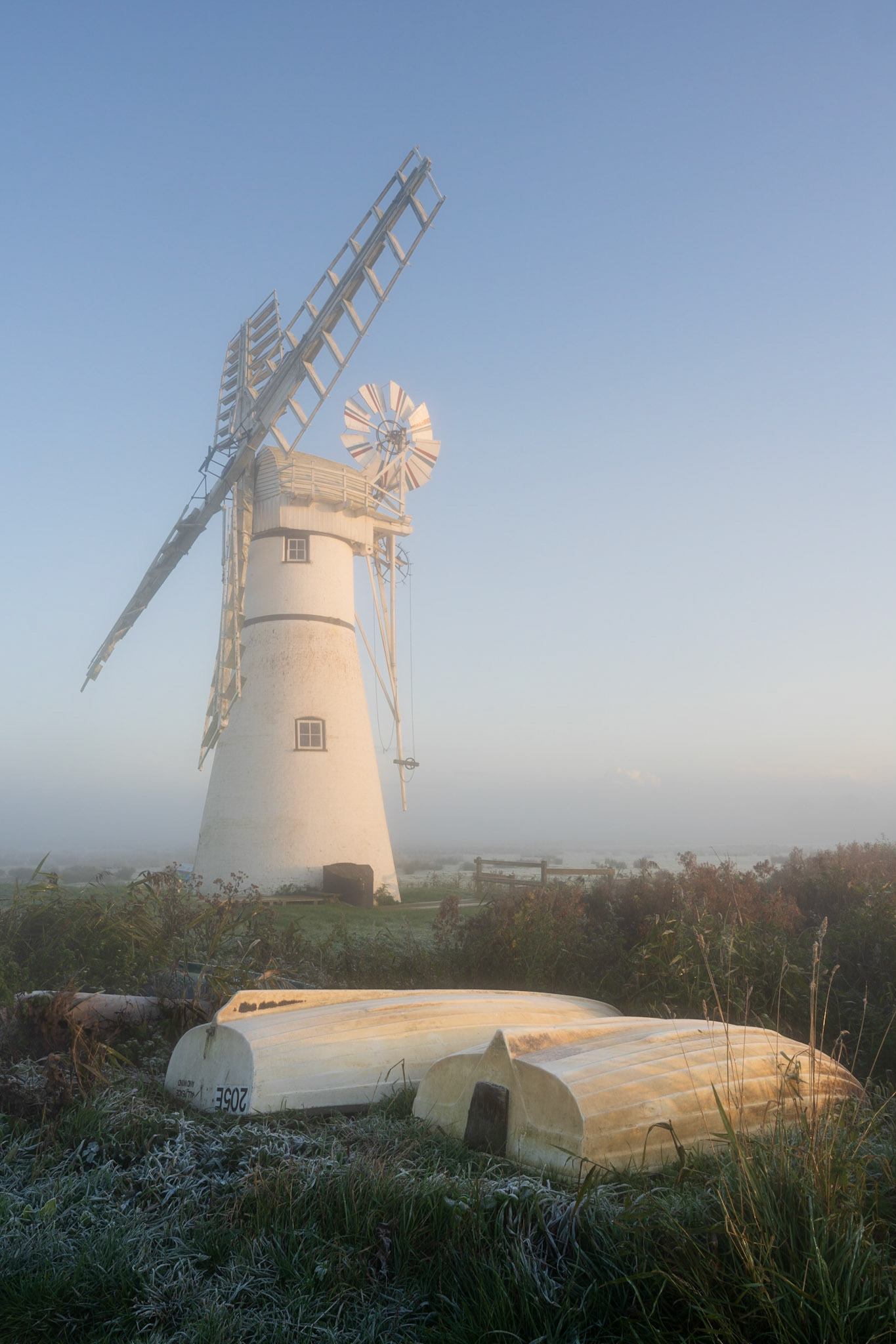 Wind Mill & boat, Norfolk
