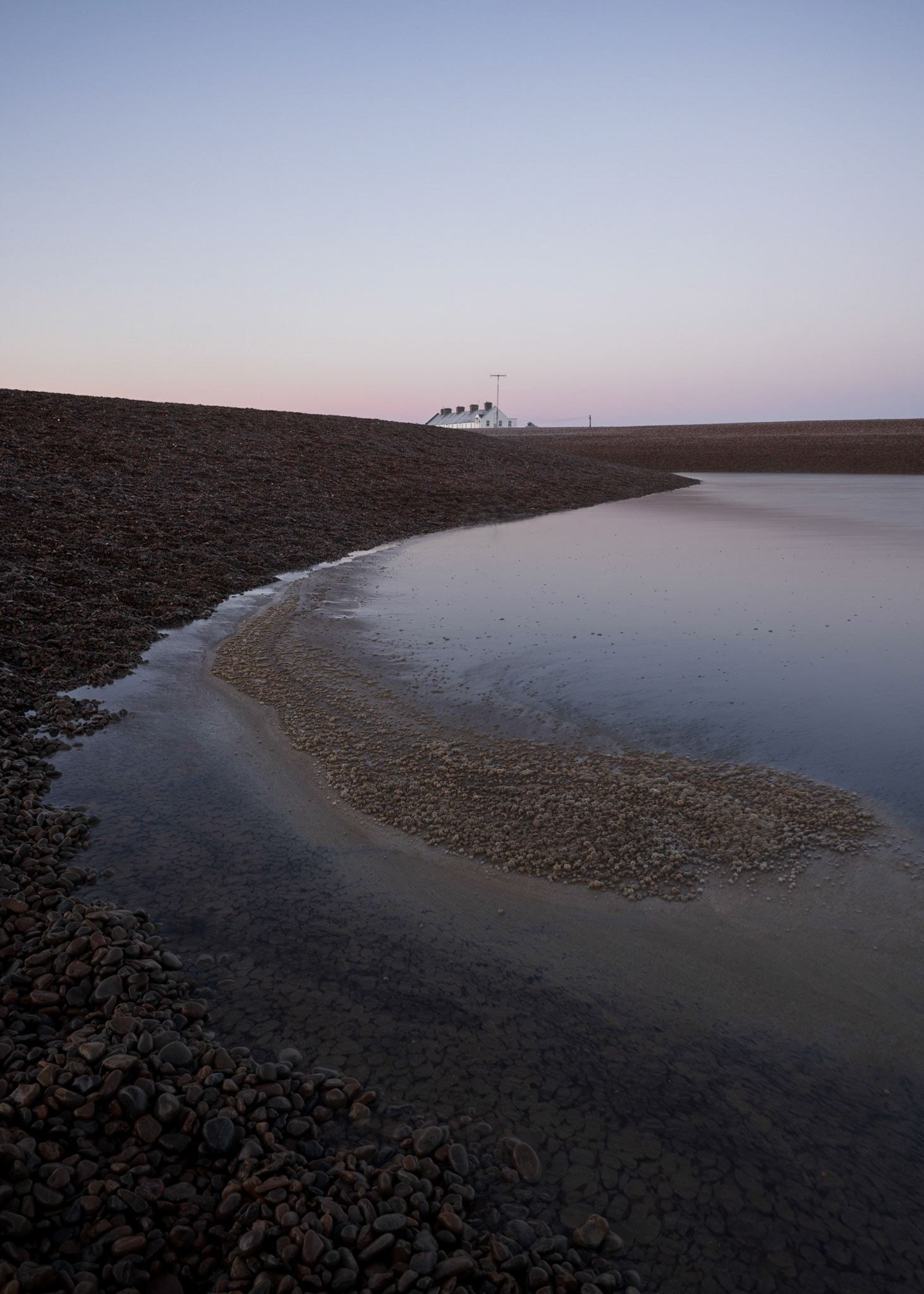 Coastguard cottage, at sunrise Suffolk