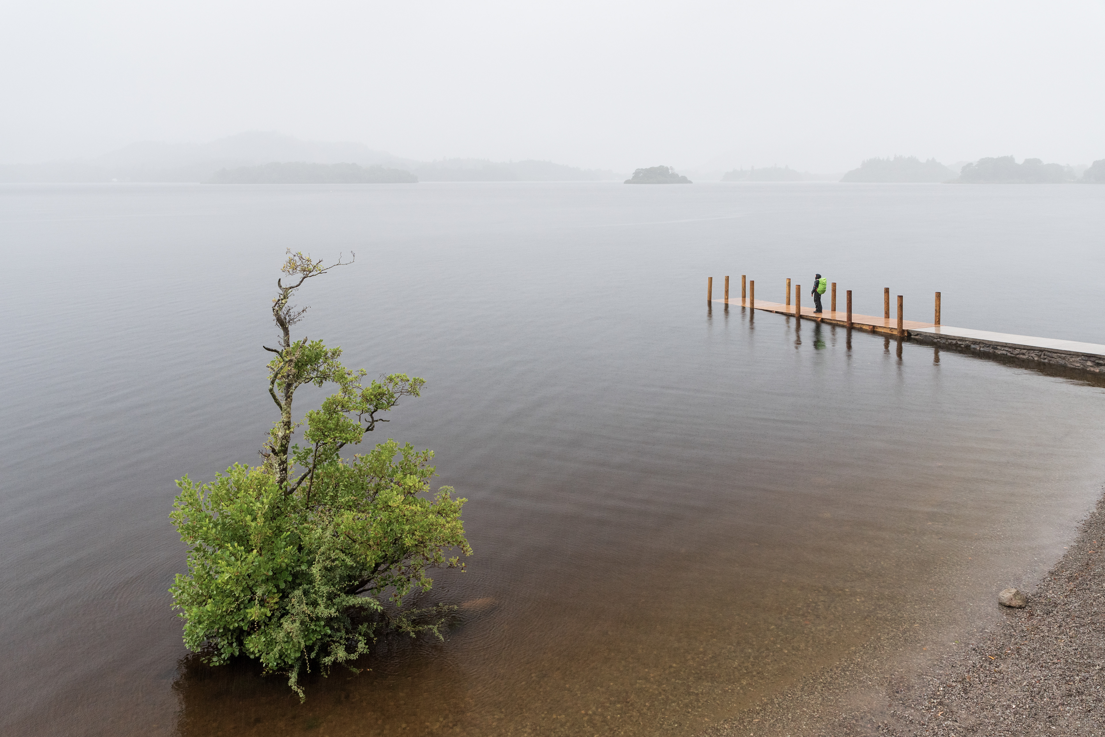 Mesmerized at Ashness Pier, Derwentwater, Lake District. Costas Kariolis