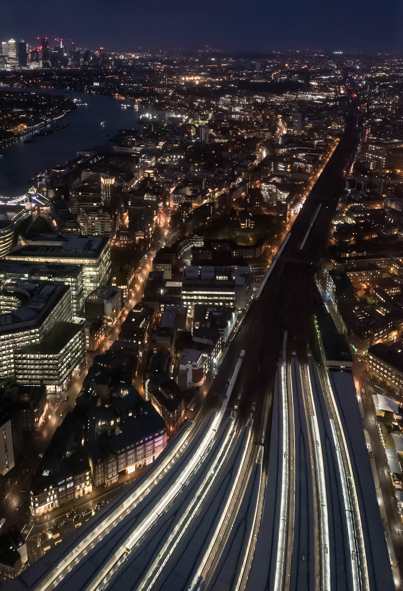 Waterloo Station, London At Night. Costas Kariolis