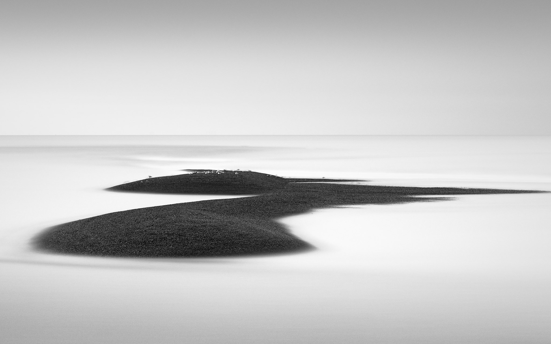 Stranded shingle island, Suffolk