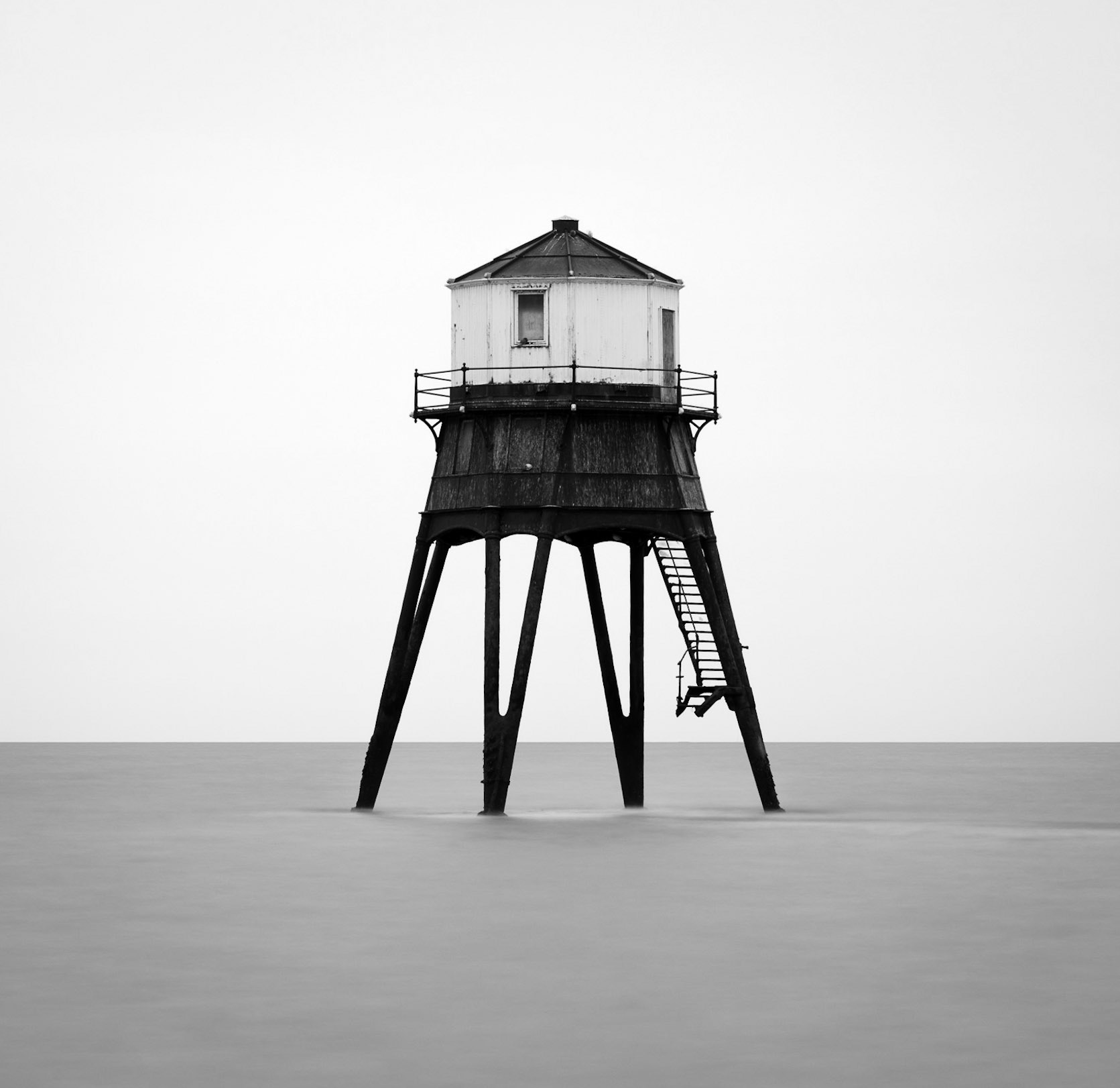 Harwich Lighthouse at high tide. Costas Kariolis