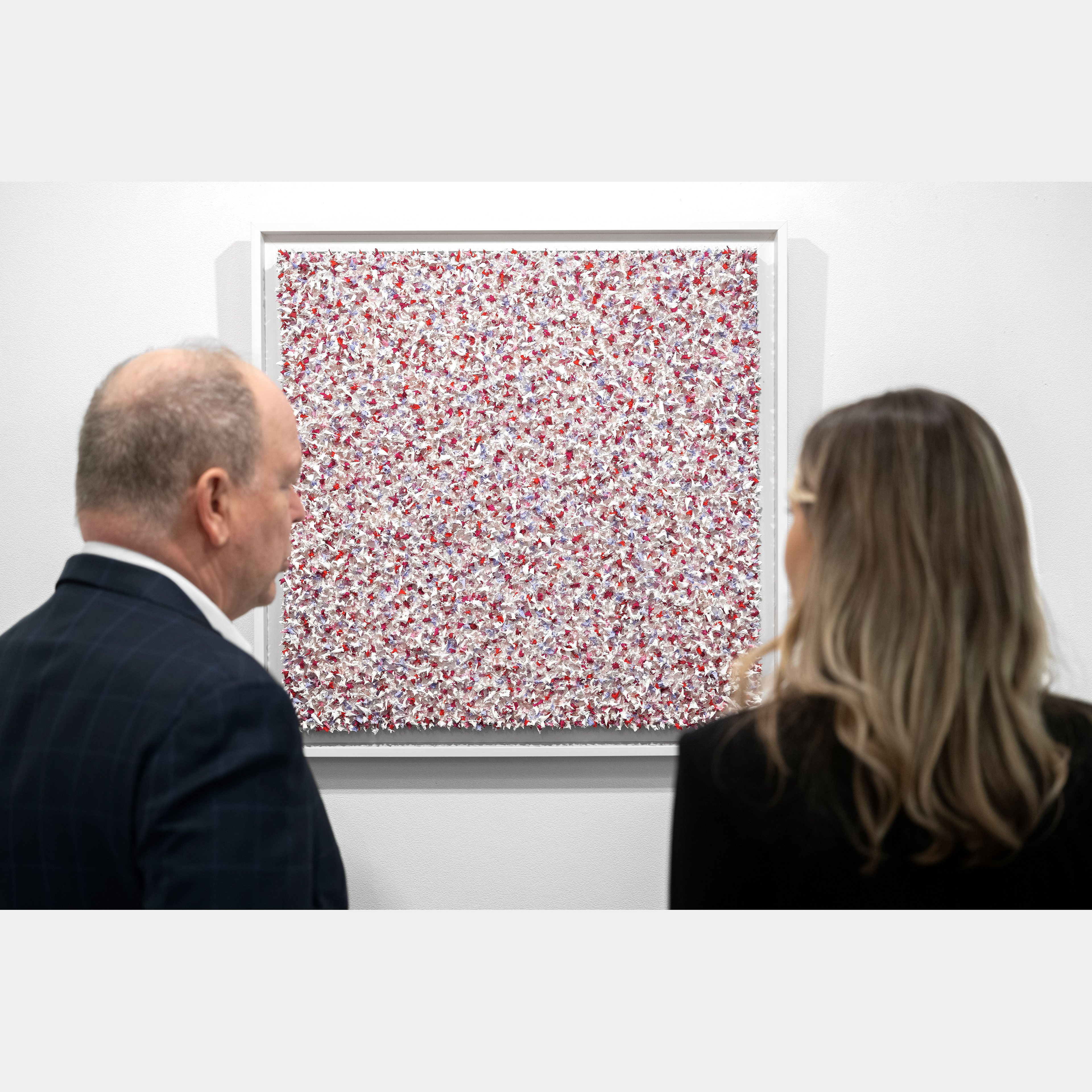 H.S.H Prince Sovereign Albert II of Monaco, Comite l'AIAP aupres l'UNESCO, at my Art Exhibition « The Bloom », 2024, Monaco.