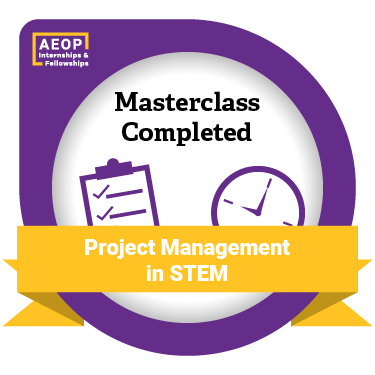 Project Management in STEM badge