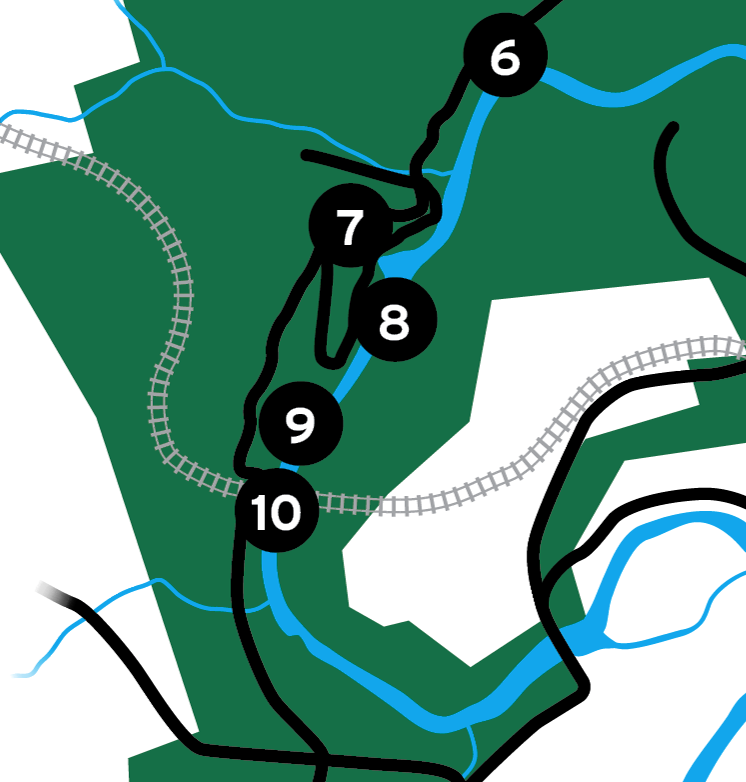 Zoomed in Map of Lecthworth State Park