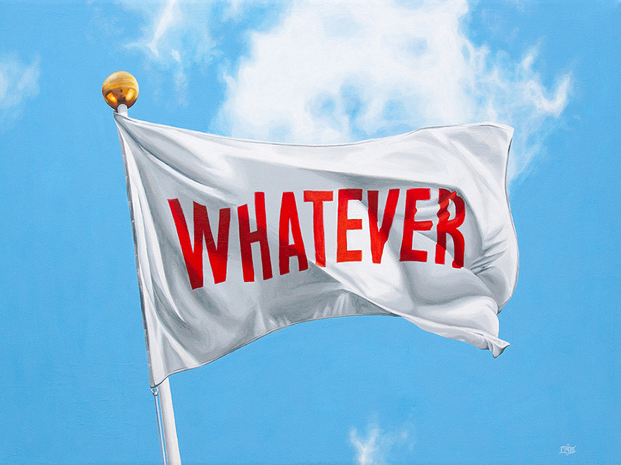 Whatever. 2018, 48"x36" Acrylic on canvas