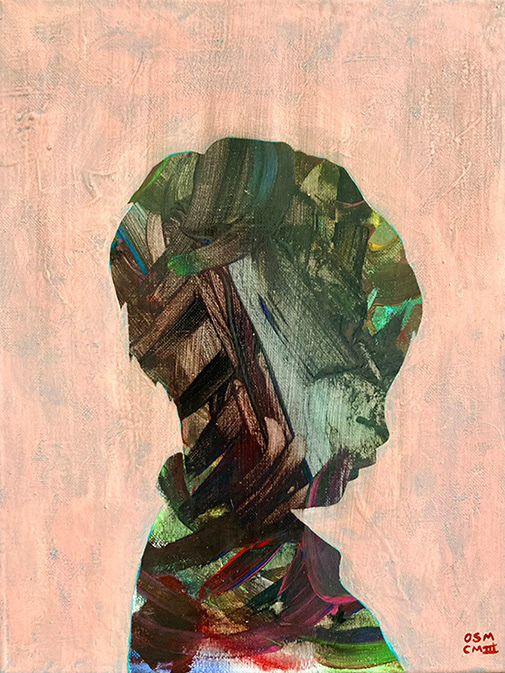 Big Brother. 2023, 11"x14" Acrylic on canvas