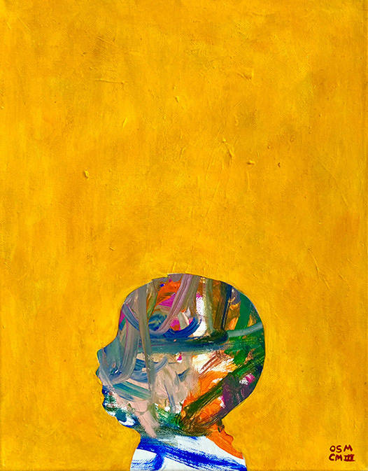 Little Sister. 2023, 11"x14" Acrylic on canvas