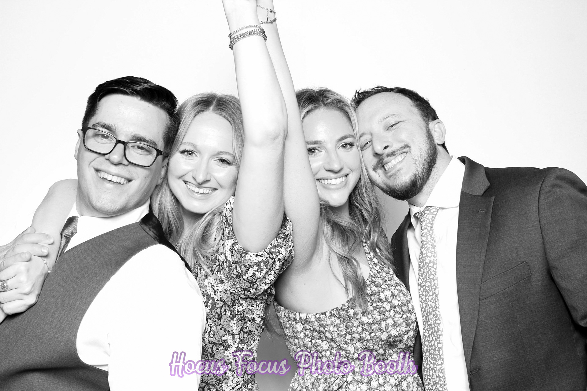 glambooth black and white glam photo booth