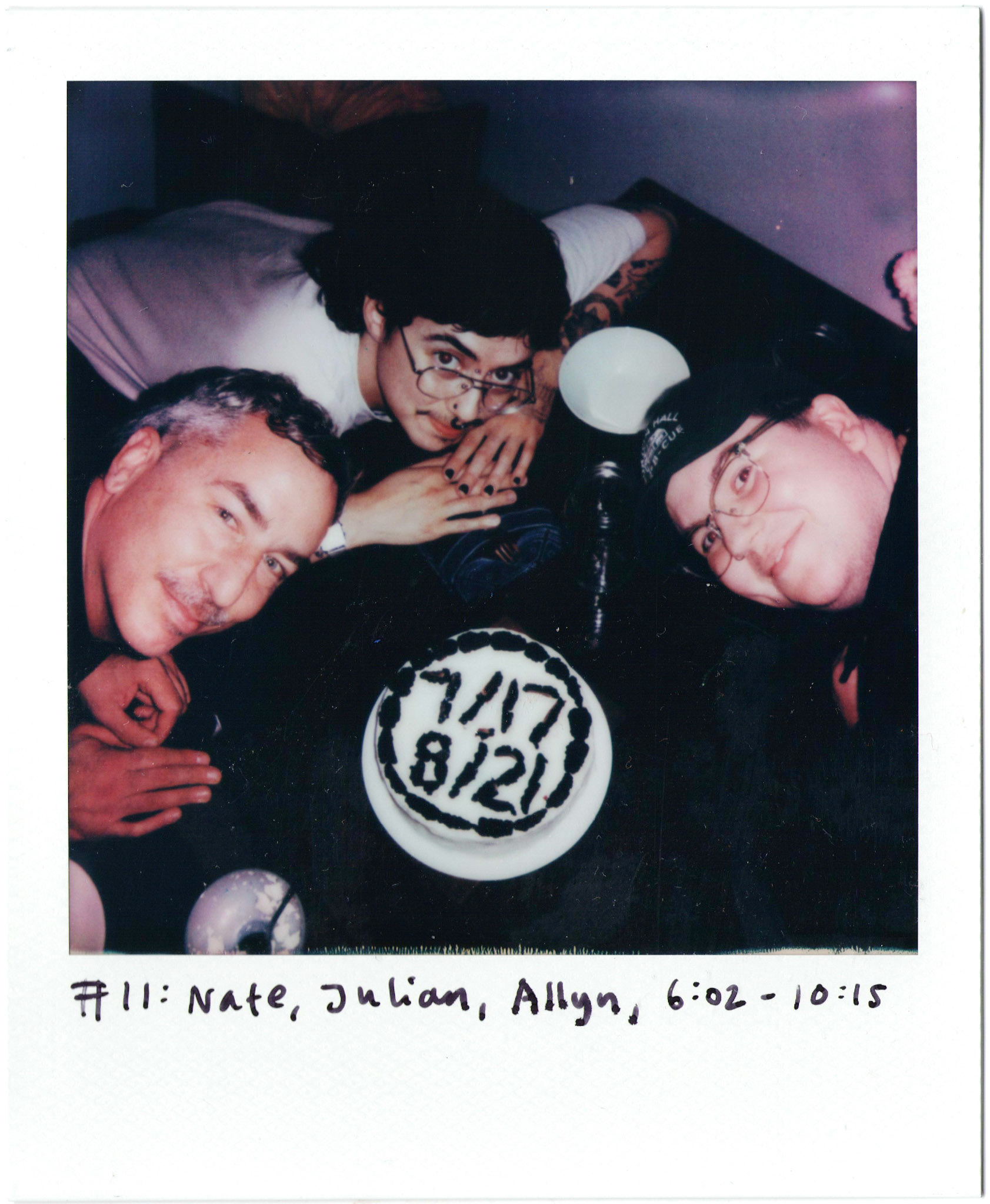 Three of my dearest friends managed to snag the final spot on the booking list.... probably had something to do with the fact that Allyn was in charge of scheduling ;). I made a cake commemorating this special time in my life: a yellow cake with swiss meringue buttercream frosting and lemon curd, "7/17-8/21" written in blackberries for the topping. I love you all.