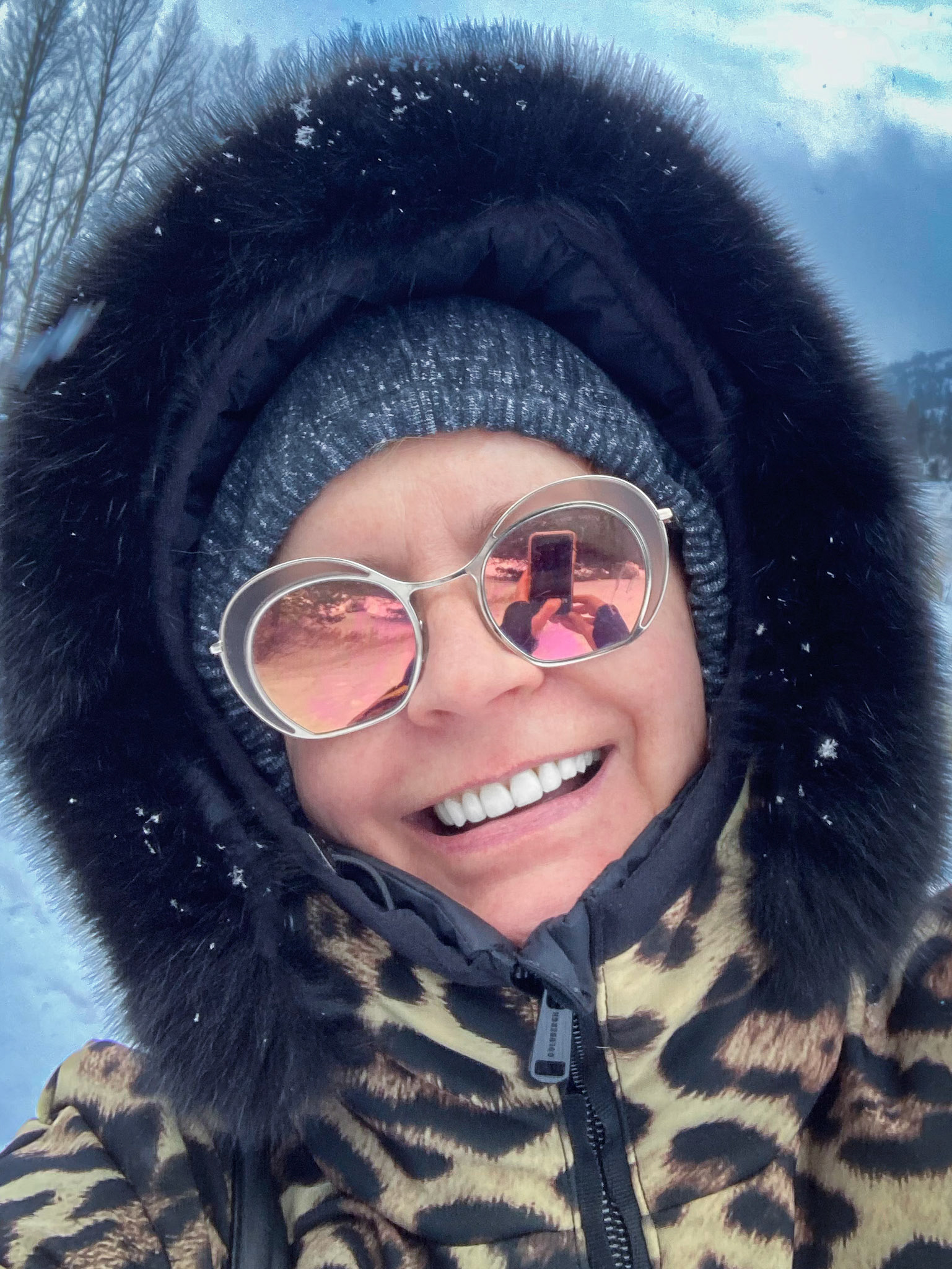 Savoring a brisk walk in the mountains on Christmas Eve Day