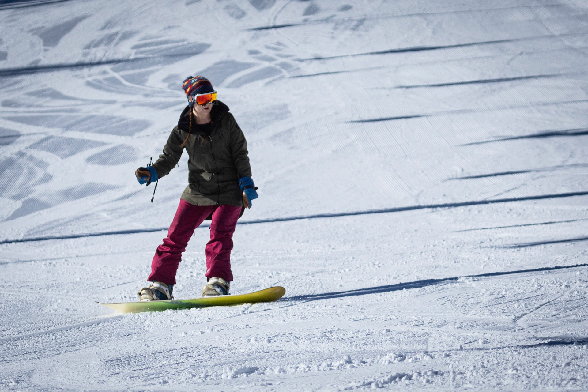 Warming up for a morning ride