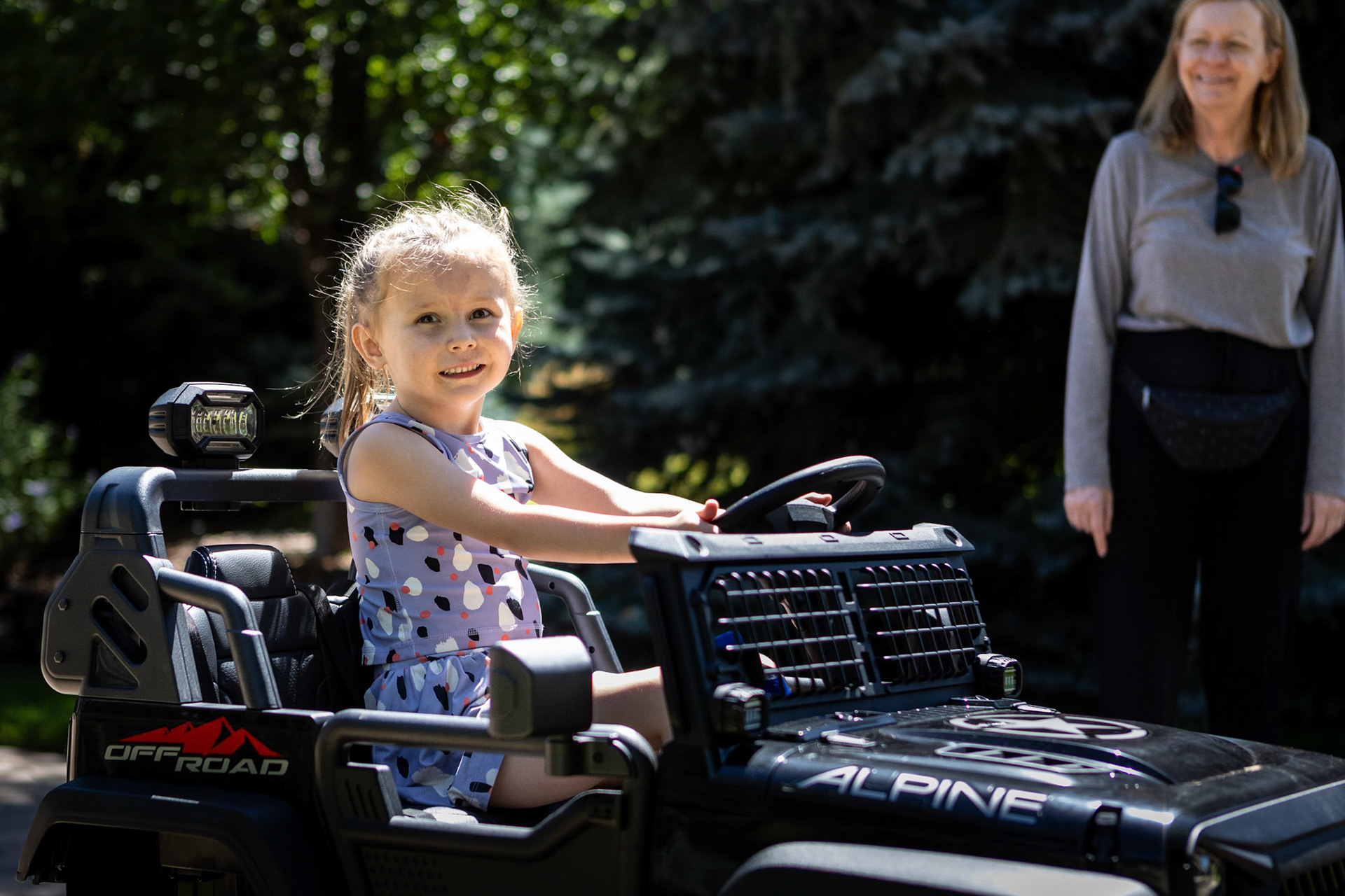 Doing some off roading with Mimi on a sunny Summer afternoon