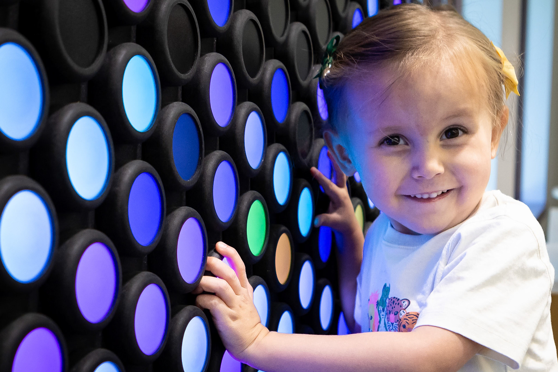 Experimenting with light and color at the Koelbel Library