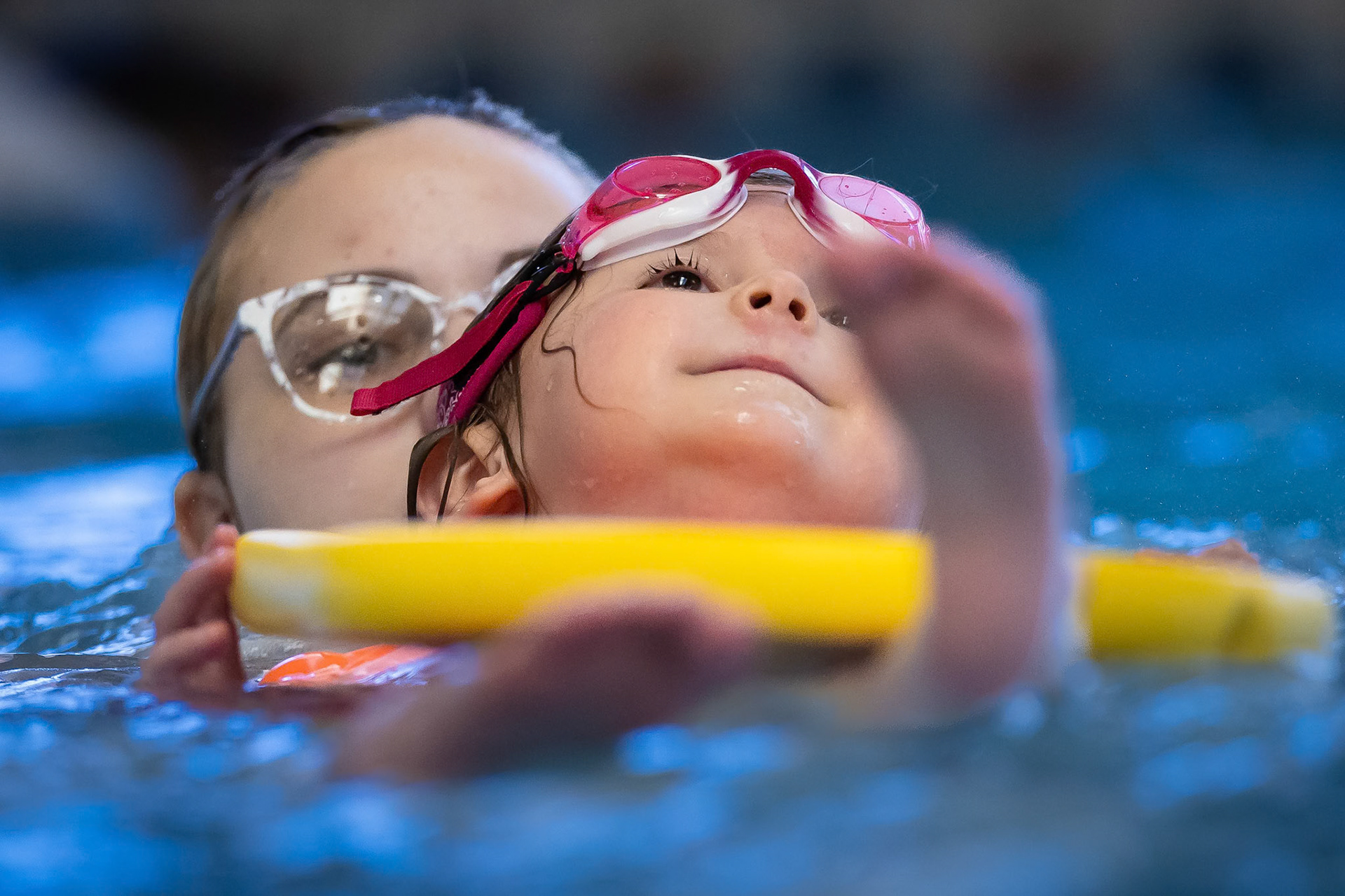 Swim lesson at Buck Recreation Center