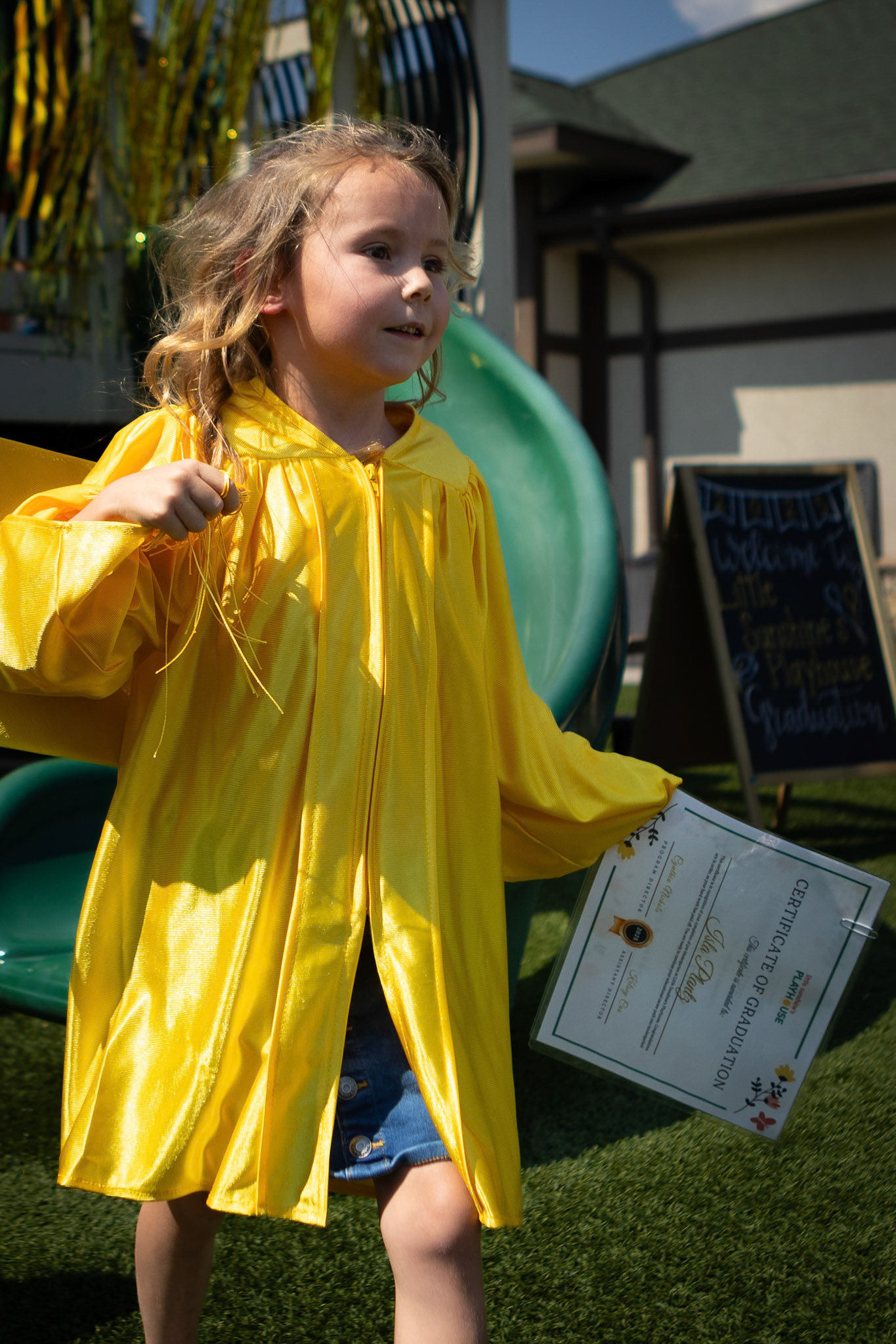 Diploma in hand, off to find mom &amp; dad