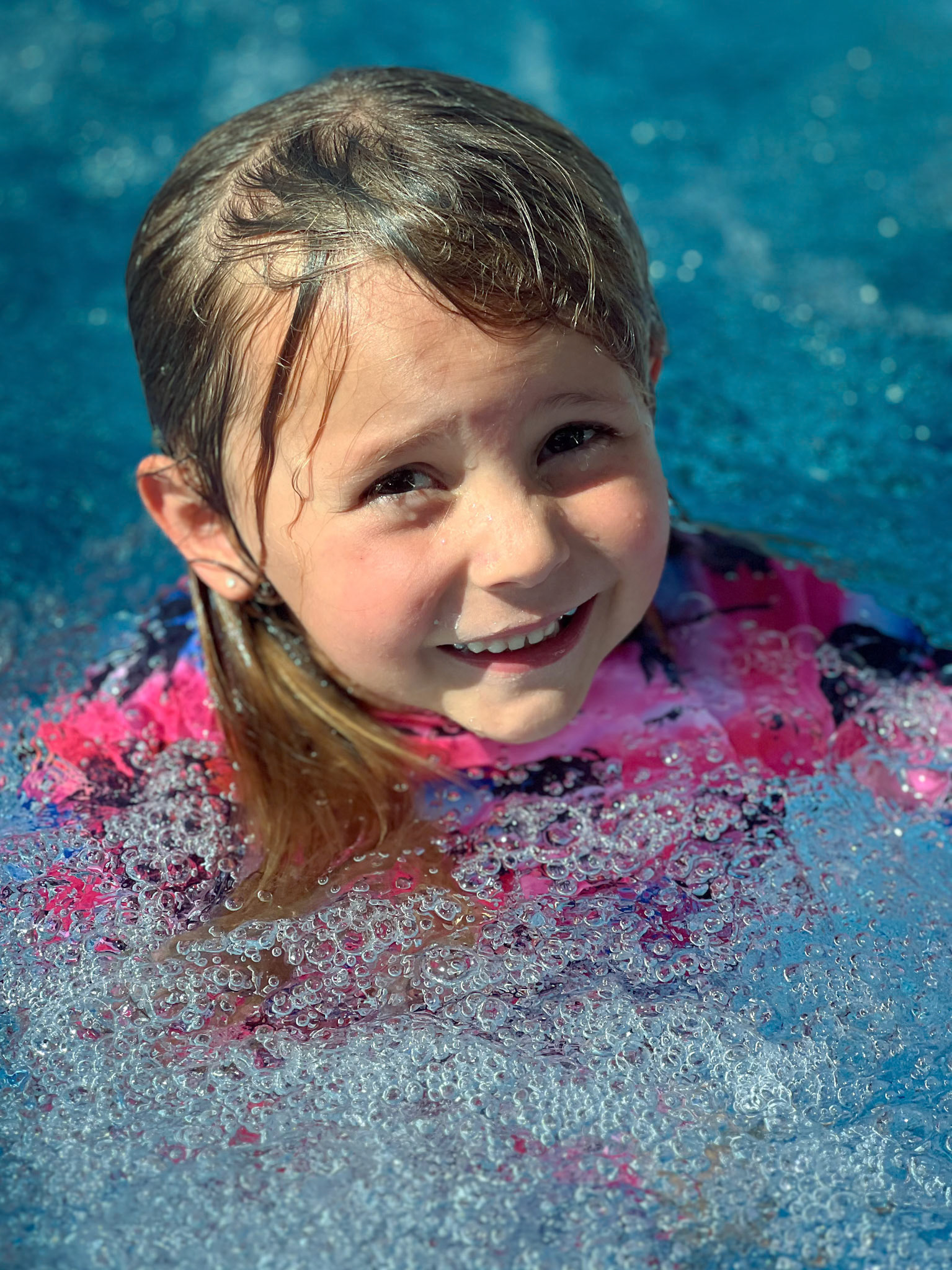 A relaxing float in the Grand Wailea pool