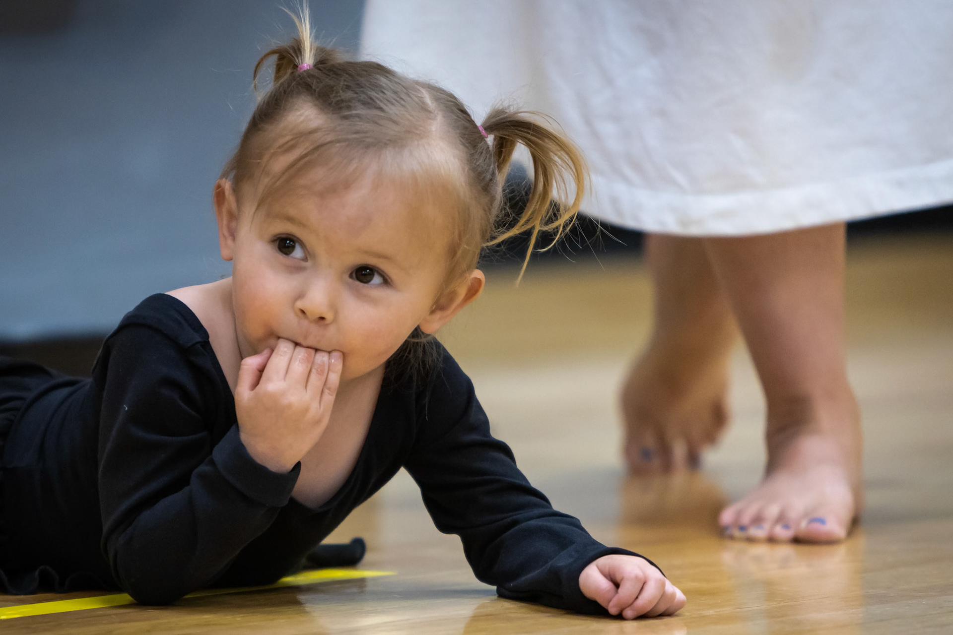 Ballet class with mom