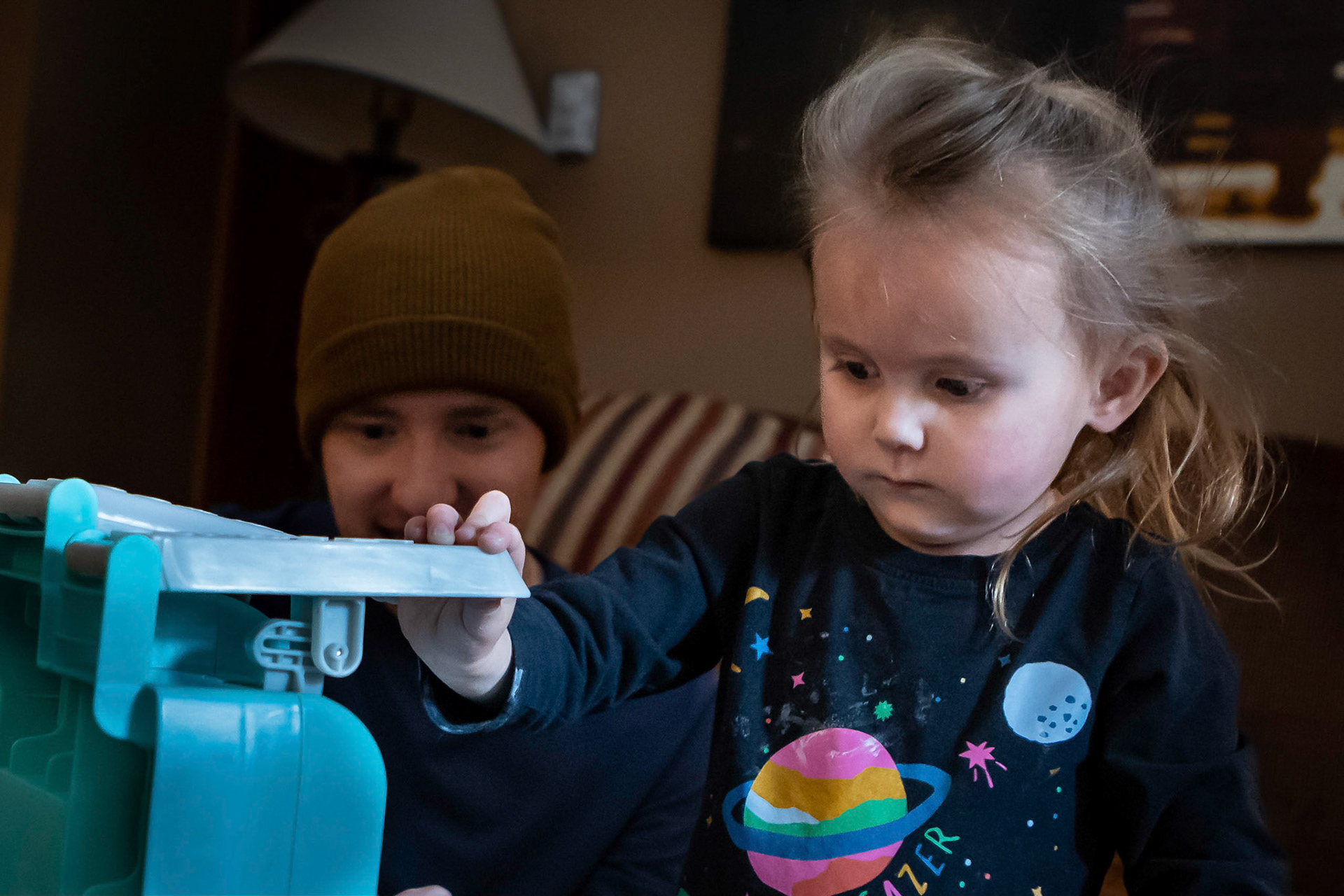 An afternoon in the Play-Doh kitchen with Uncle E