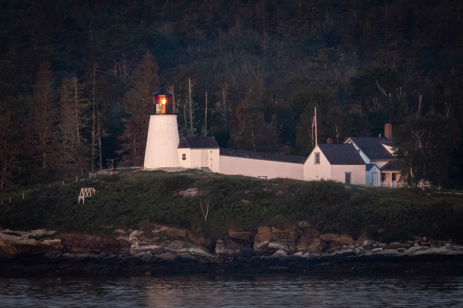 Boothbay Harbor at sunrise
