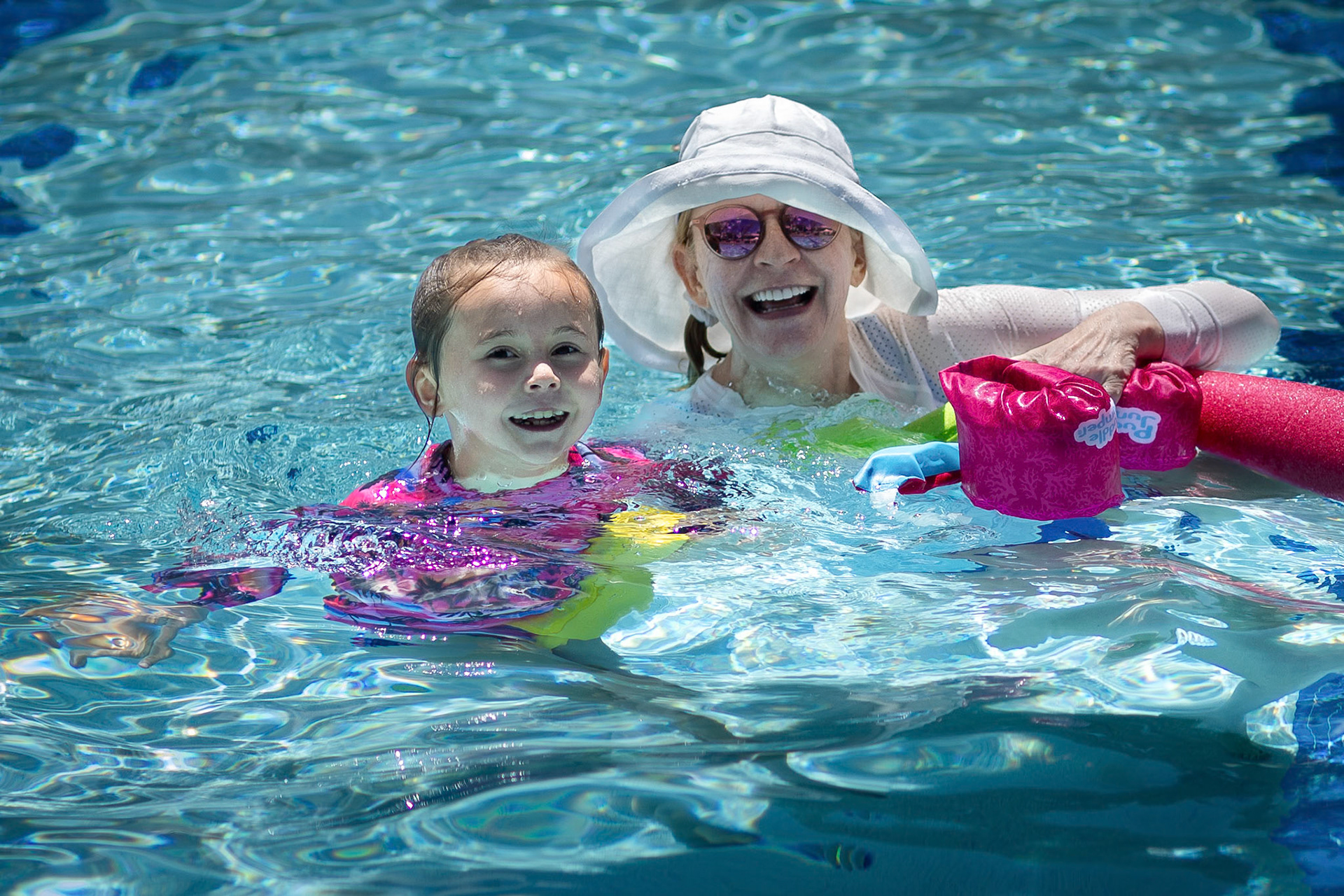 Pool day with Mimi
