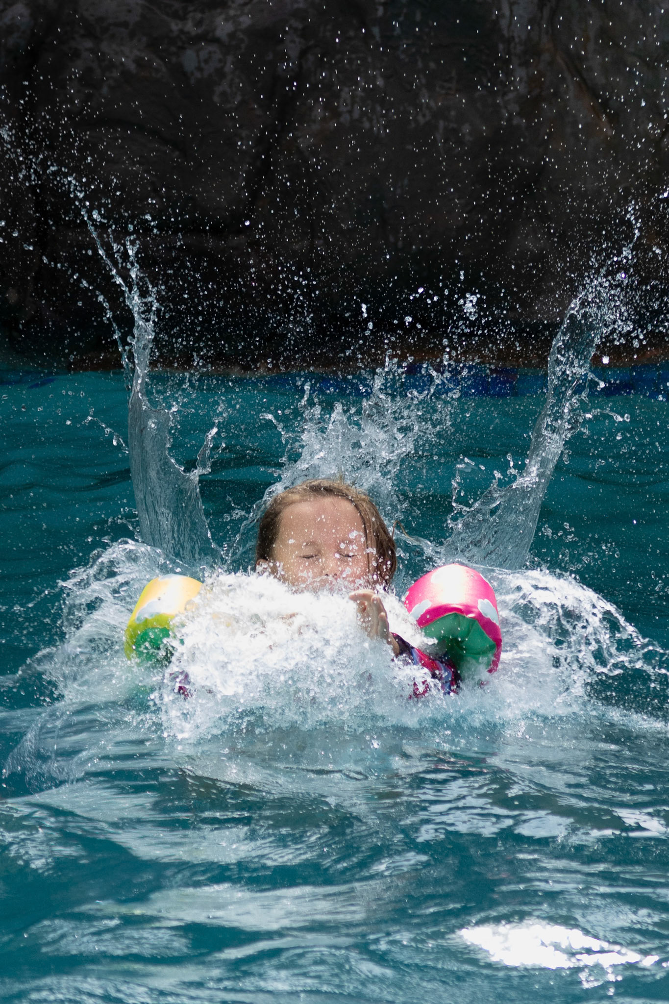 Learning the ropes at the Grand Wailea pool