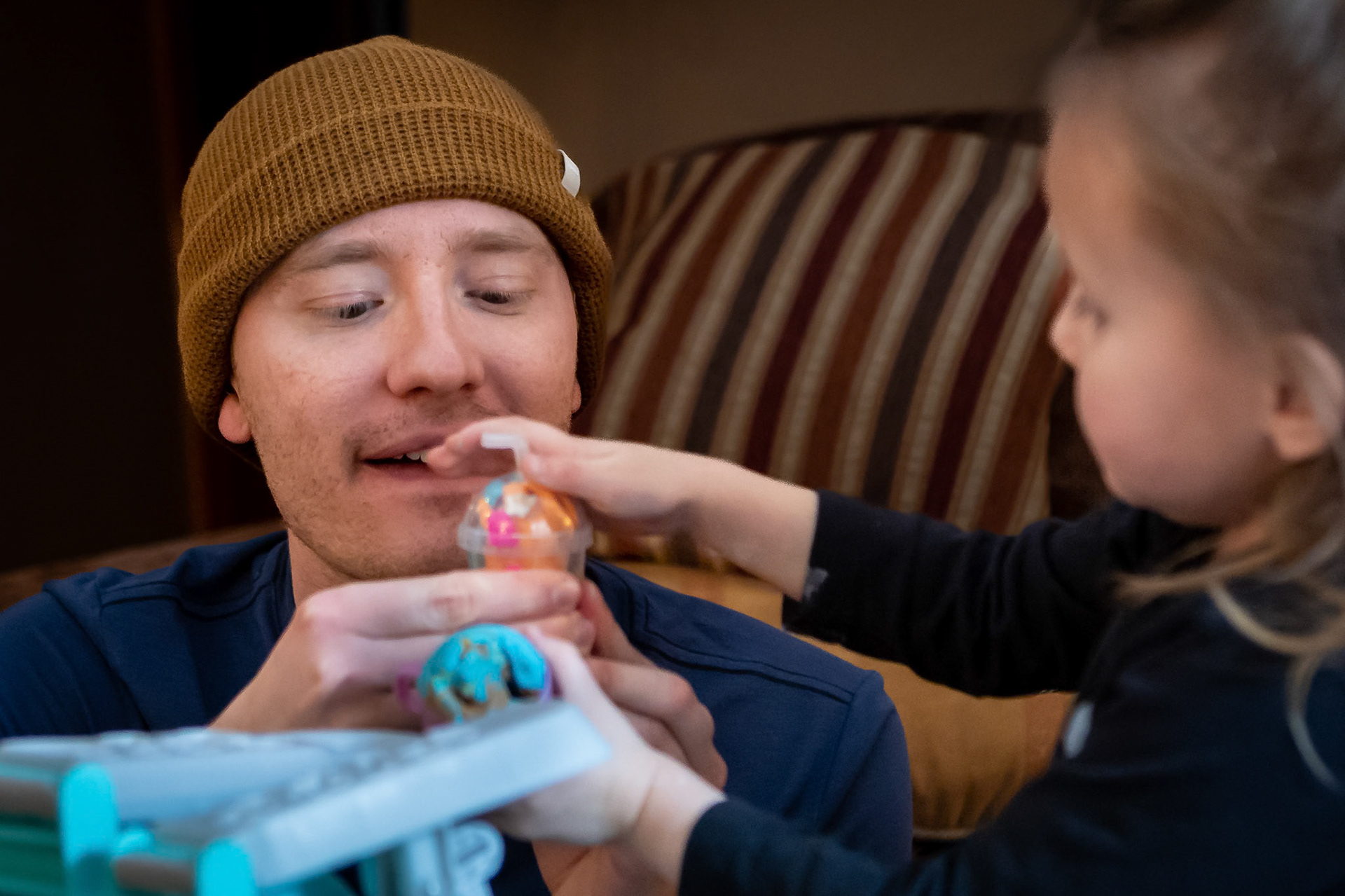 An afternoon in the Play-Doh kitchen with Uncle E