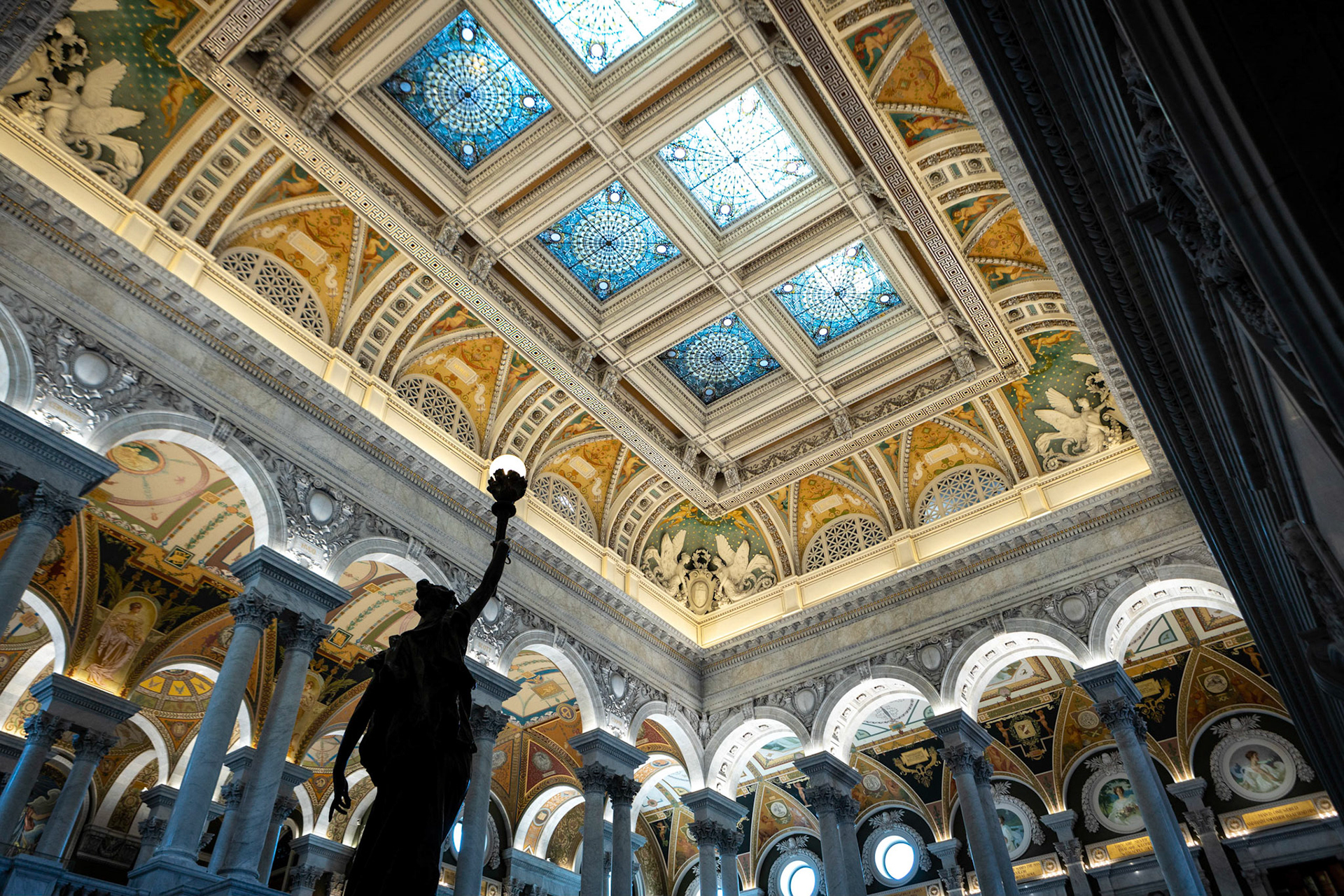The Great Hall of the Library of Congress