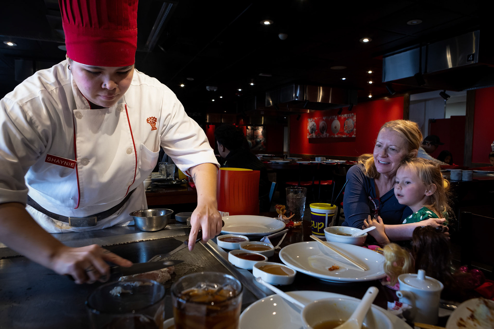 Lunch time at Benihana